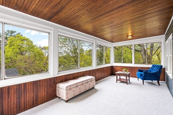 Interior, Sun Room, Wooden Ceilings