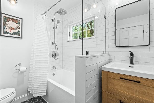 Bathroom, Glass Shower, Interior
