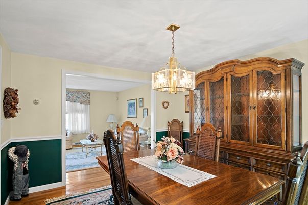 Dining room, Interior, Wood Texture Flooring