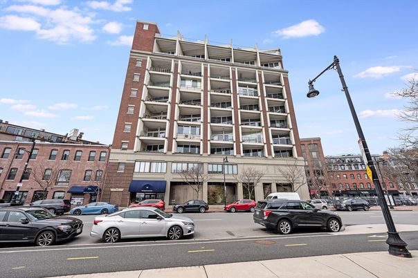 Exterior, Facade, Brick Facade, Condo Building