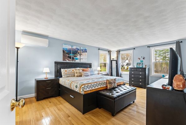Bedroom, Interior, Wood Texture Flooring
