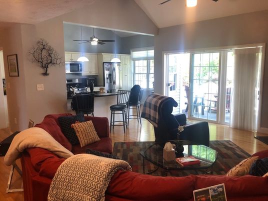 Interior, Kitchen, Living room, Wood Texture Flooring