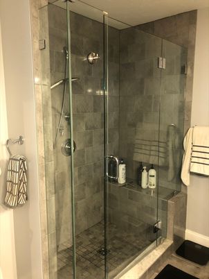 Bathroom, Glass Shower, Interior
