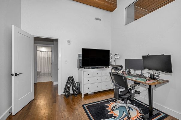 Home Office, Interior, Wood Texture Flooring