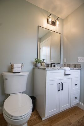 Bathroom, Interior, Wood Texture Flooring