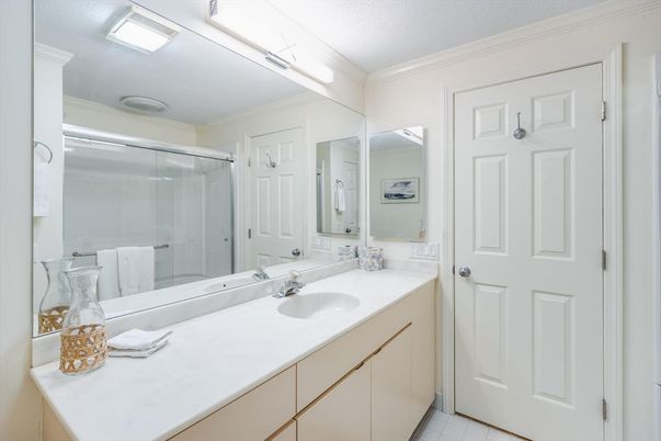 Bathroom, Dual Sink Vanities, Glass Shower, Interior
