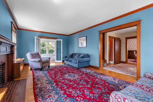 Fireplace, Interior, Wood Texture Flooring