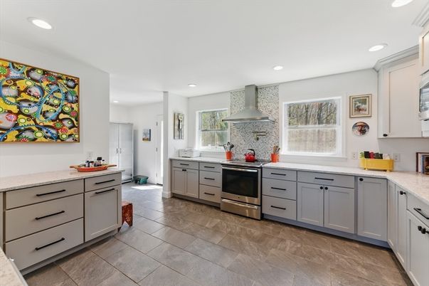 Interior, Kitchen, Recessed Lighting, Stainless Steel Appliances