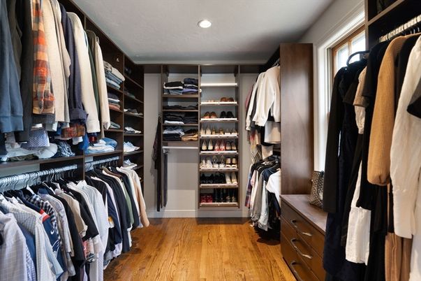Interior, Recessed Lighting, Walk-in Closets, Wood Texture Flooring