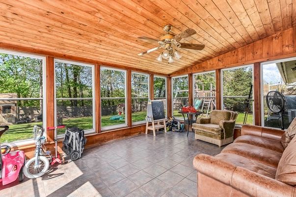 Interior, Living room, Sun Room, Wooden Ceilings