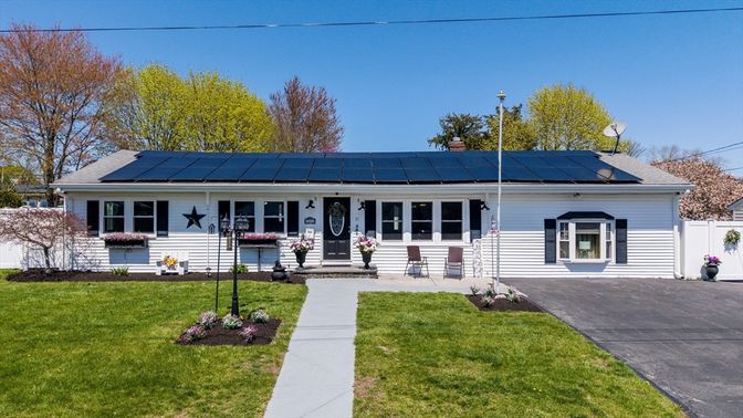 Exterior, Facade, Solar Panels, Cape Cod