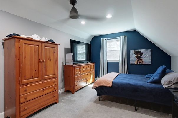 Bedroom, Interior, Recessed Lighting