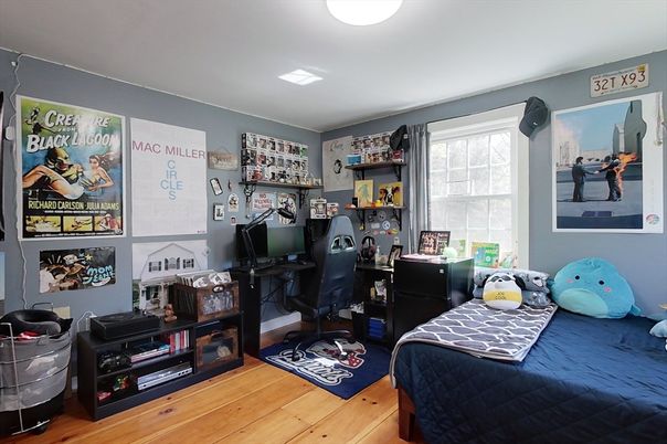 Bedroom, Home Office, Interior, Wood Texture Flooring