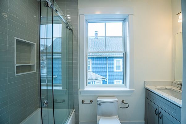 Bathroom, Glass Shower, Interior