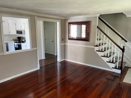 Empty room, Interior, Kitchen, Wood Texture Flooring