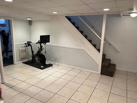 Fitness Equipment, Interior, Recessed Lighting
