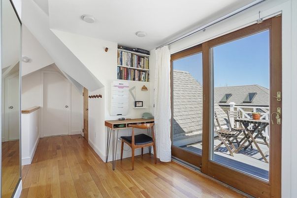 Home Office, Interior, Wood Texture Flooring