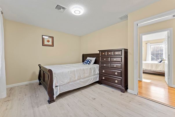 Bedroom, Interior, Wood Texture Flooring