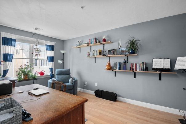Home Office, Interior, Wood Texture Flooring