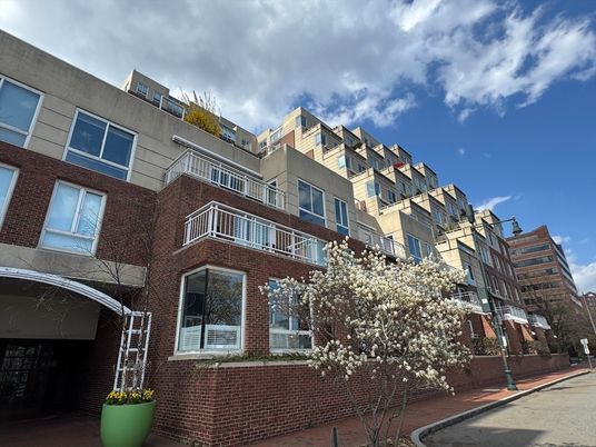 Exterior, Facade, Brick Facade, Condo Building