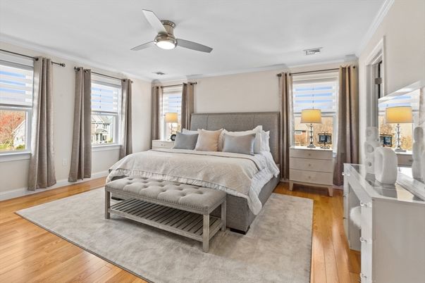 Bedroom, Interior, Wood Texture Flooring