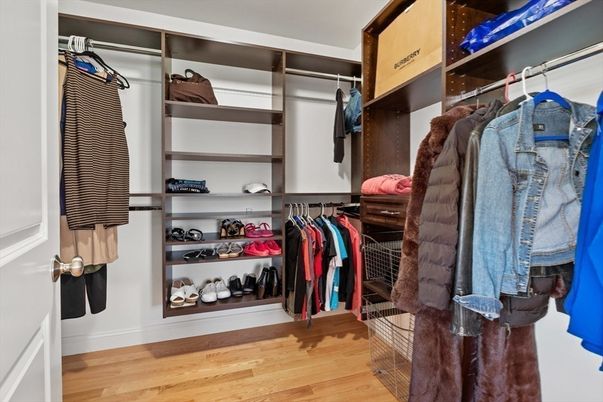 Interior, Walk-in Closets, Wood Texture Flooring