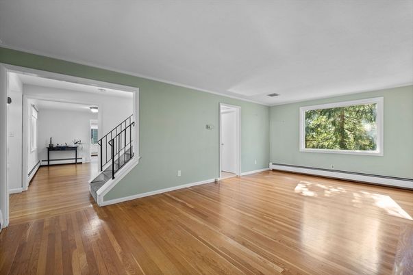 Empty room, Interior, Wood Texture Flooring