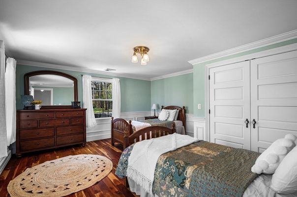 Bedroom, Interior, Wood Texture Flooring
