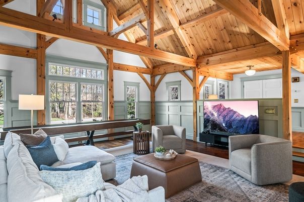Interior, Living room, Wooden Beams, Wooden Ceilings, Wood Texture Flooring