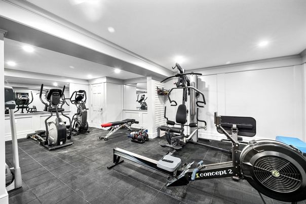 Fitness Equipment, Interior, Recessed Lighting