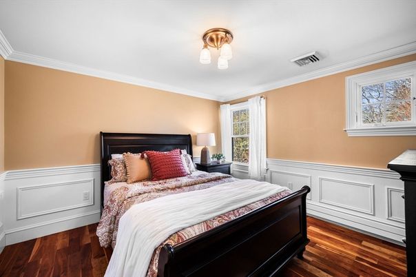 Bedroom, Interior, Wood Texture Flooring