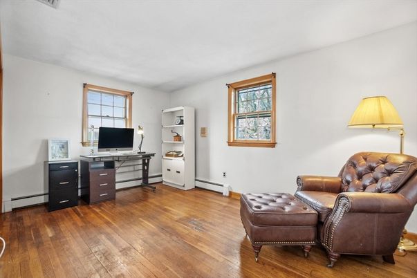 Home Office, Interior, Wood Texture Flooring