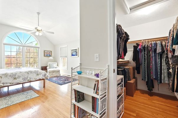 Bedroom, Interior, Walk-in Closets, Wood Texture Flooring