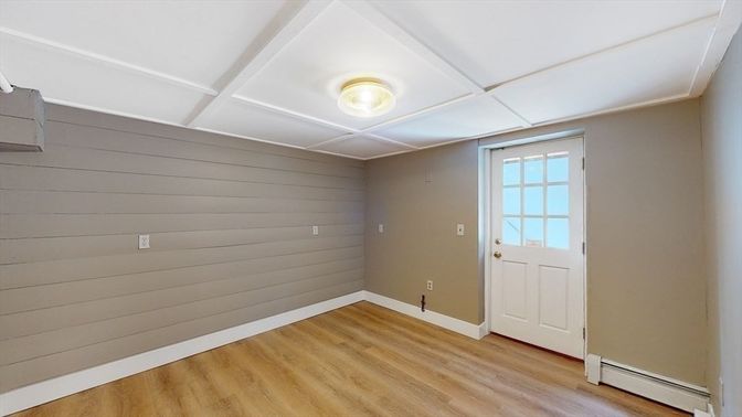 Empty room, Interior, Wood Texture Flooring