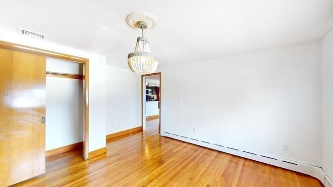 Chandelier, Empty room, Interior, Wood Texture Flooring