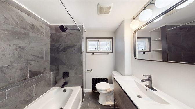 Bathroom, Glass Shower, Interior
