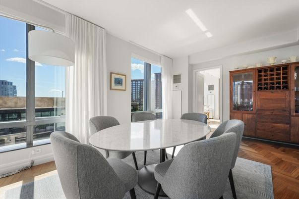 Dining room, Interior, Wood Texture Flooring