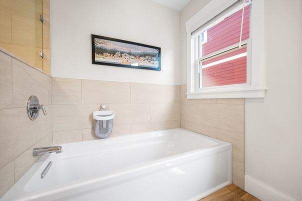 Bathroom, Interior, Wood Texture Flooring