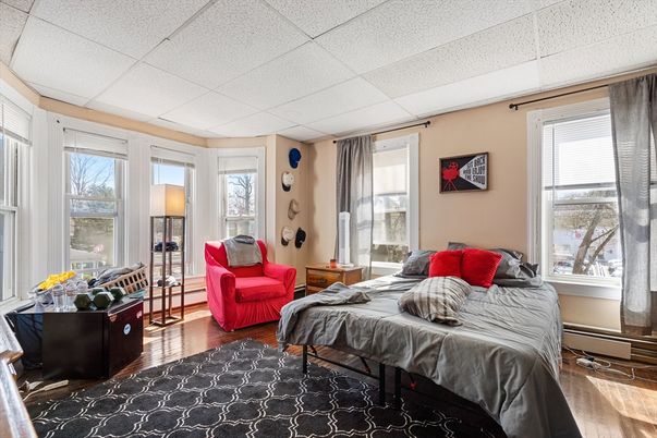 Bedroom, Interior, Wood Texture Flooring