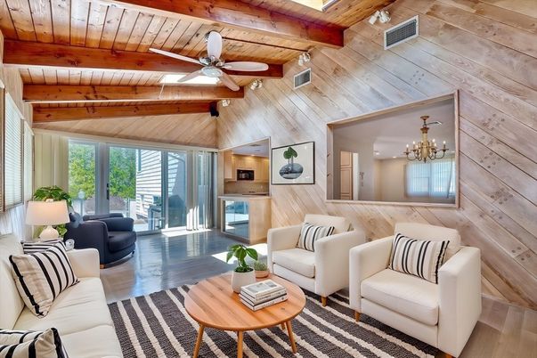 Chandelier, Fireplace, Interior, Living room, Wooden Beams, Wooden Ceilings, Wood Texture Flooring, Wooden Walls