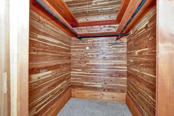 Empty room, Interior, Wooden Ceilings, Wooden Walls