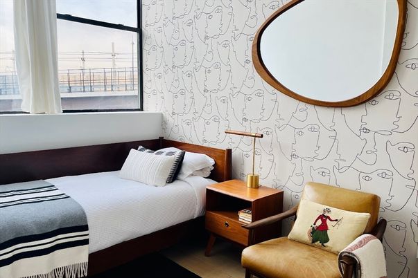 Bedroom, Interior, Wood Texture Flooring