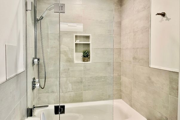 Bathroom, Glass Shower, Interior
