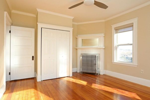 Empty room, Fireplace, Interior, Wood Texture Flooring