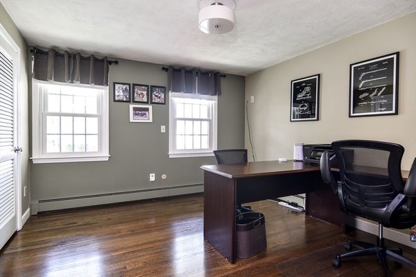 Home Office, Interior, Wood Texture Flooring