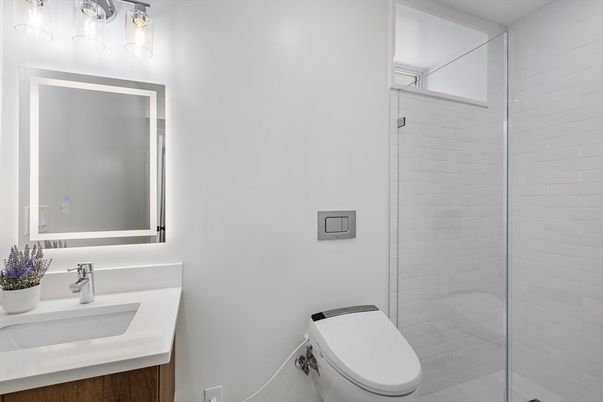 Bathroom, Glass Shower, Interior