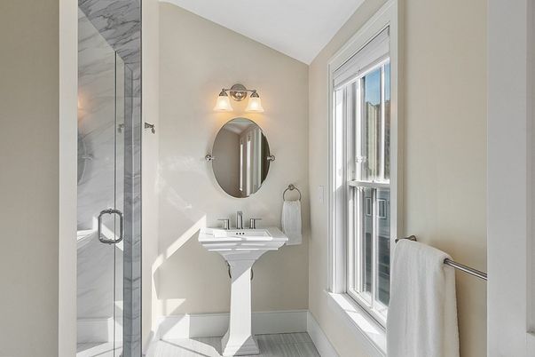 Bathroom, Glass Shower, Interior