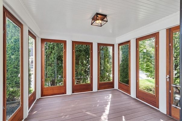 Interior, Sun Room, Wood Texture Flooring