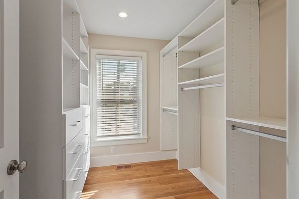 Interior, Recessed Lighting, Walk-in Closets, Wood Texture Flooring