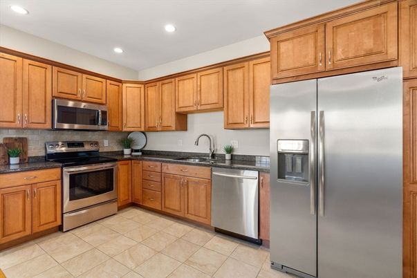 Interior, Kitchen, Recessed Lighting, Stainless Steel Appliances